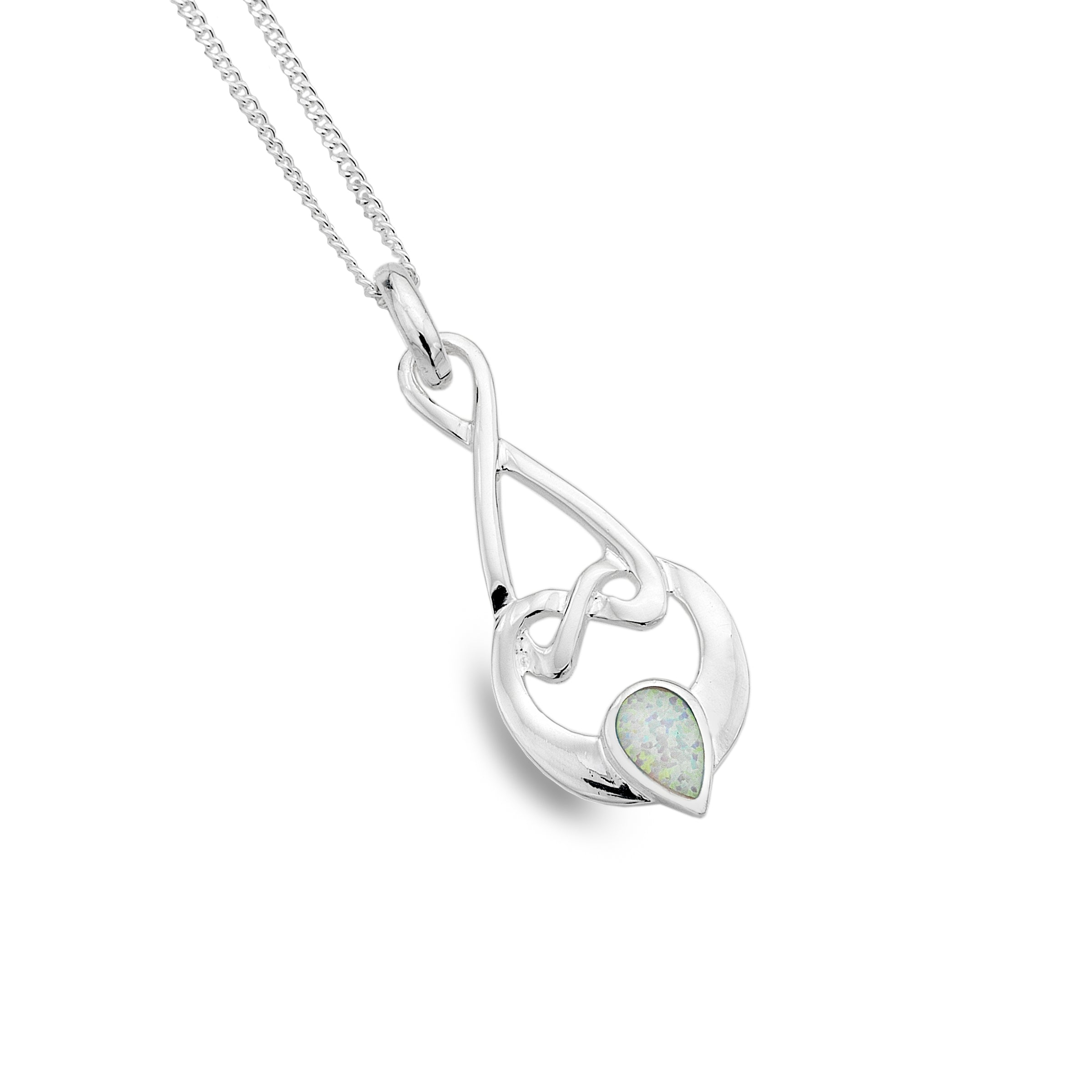 Opalite Love Knot Pendant
